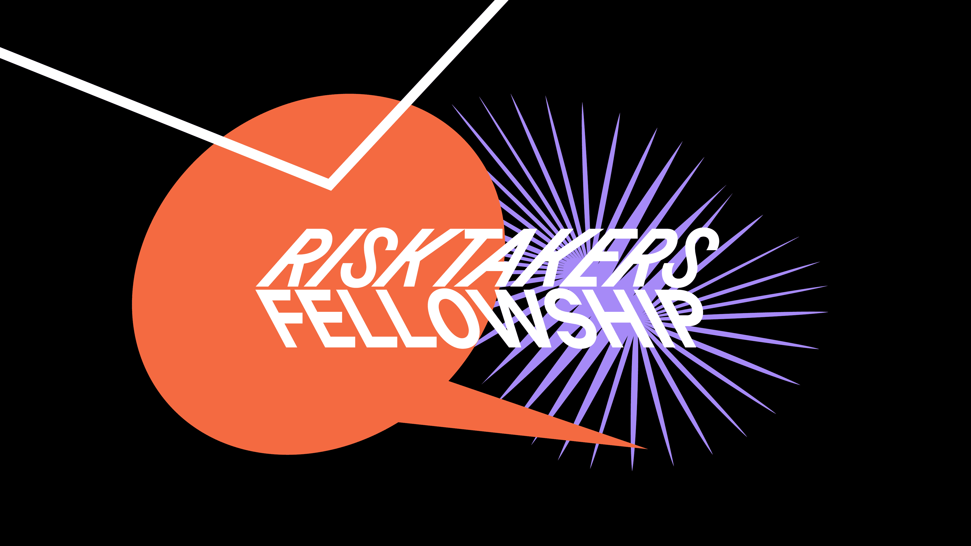 Logo of the Risktakers Fellowship  designed by Unicorn Studio 