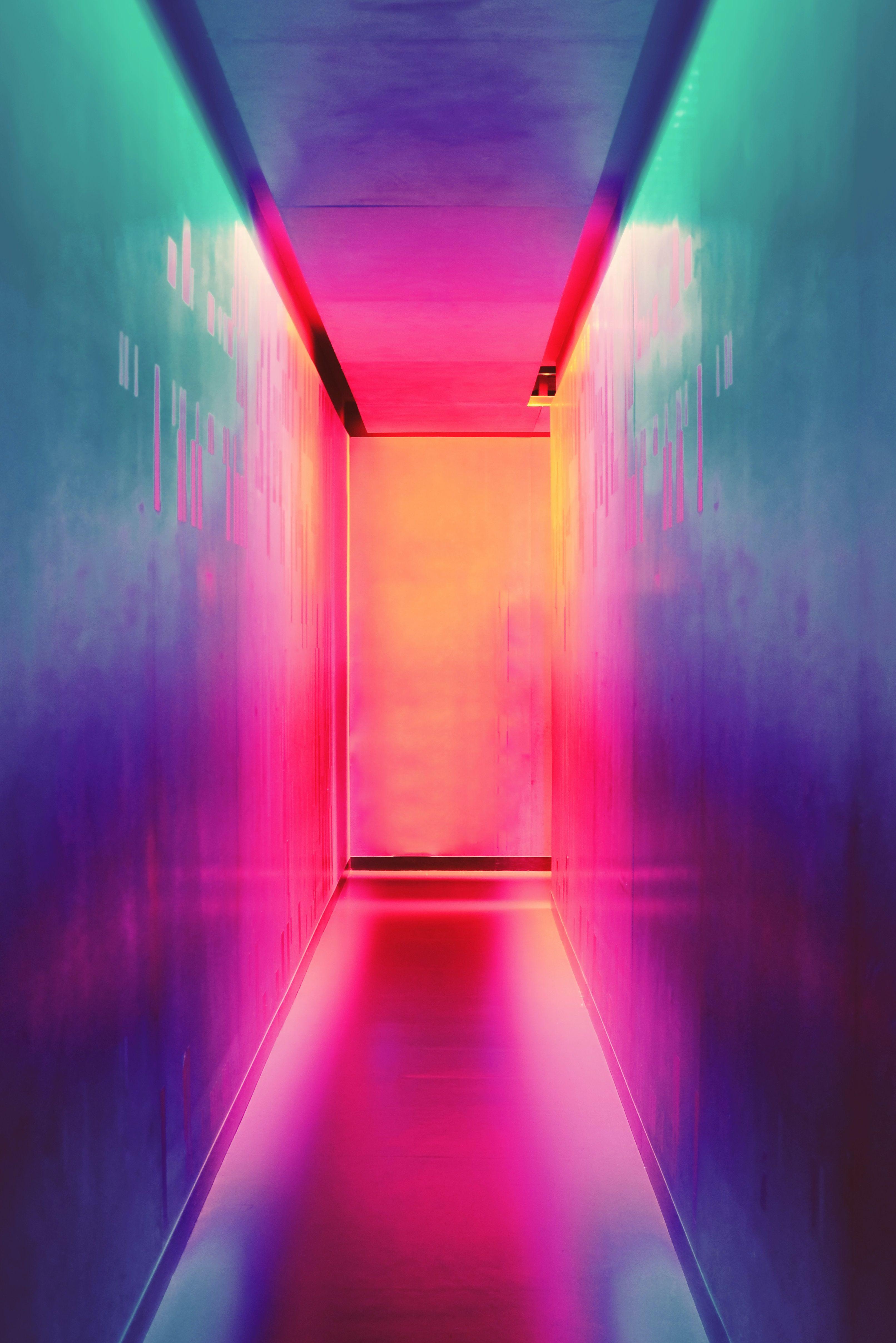 A colourful corridor